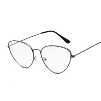 2022 Нови очила с кошачьим око на рамки За жени на Марката-дизайнерски оптични очила с кошачьим око Дамски модни Ретро прозрачни очила