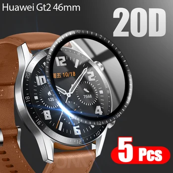 20D Извит край Защитно фолио за Huawei Watch GT2 GT 2 46 мм Спортни смарт часовници мека защитно фолио за екрана аксесоари (без стъкло)