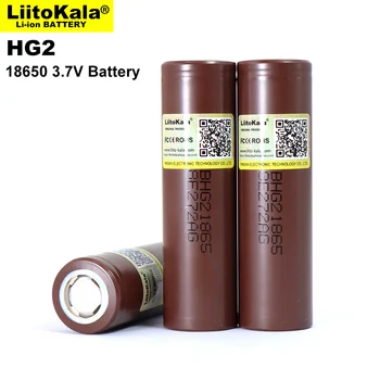 20PCS Liitokala 18650 Акумулаторна Батерия HG2 3000 mah 3,6 На Литиева Непрекъснато Разреждане на 20A на Специална Електронна Батерия Захранване