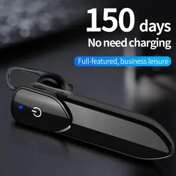 24 Часа Възпроизвеждане на Бизнес Bluetooth Слушалка Автомобилен Bluetooth слушалка Хендсфри с микрофон ухото на куката Безжични Слушалки за iPhone xiaomi