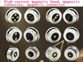 2P през цялата 10A сильноточный магнит смукателна пружина пого пинов конектор, мъжки и женски сонда за зареждане dc магнитен конектор