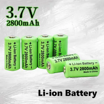 3.7 В 2800 mah Литиево-йонна Батерия 16340 cr123a lithium Батерии CR123 за Лазерна Писалка LED Фенерче,Помещение за Сигурност