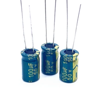 30 бр./партида от 50 До 100 на icf 8*12 високочестотен низкоомный алуминиеви електролитни кондензатор 100 uf 50 20%