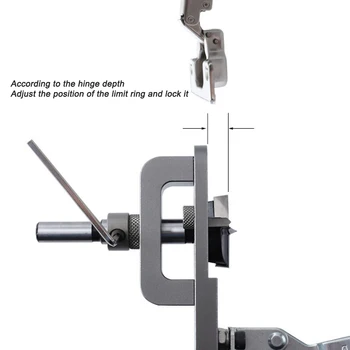 35 мм Открыватель на отвори за панти Пробивна Дюбел Кука Дървообработващи Ръководство за пробиване на дупки Локатор за врата шкафове Пробивни Инсталационните инструменти