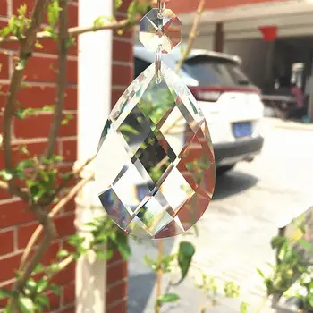 38-76 мм Стъкло Изкуството Crystal Prism Подвесная Полилей, Крушка, Окачена Украшение САМ Граненая Сълза
