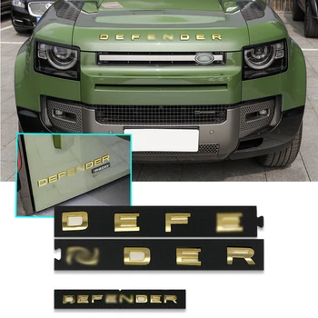3D златна Хромирана Емблема на колата Икона Стикер Автомобилни Букви Стикер Автомобилен Екстериор САМ Аксесоари за 2020 DEFENDER