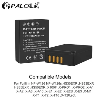 4 бр. 1200 ма батерия NP-W126 NP W126 NP-W126S W126S Батерия +LCD-дисплей, Двойно Зарядно устройство за Fuji X-Pro1 XPro1 X-T1 XT1,HS30EXR HS33EXR X PRO1