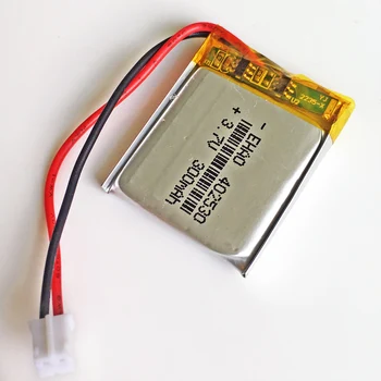 402530 3,7 На 300 ма JST 2,0 мм, 2-пинов литиево-полимерна LiPo Акумулаторна Батерия За Mp3 DVD Камера Bluetooth GPS електронната част