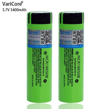 4ШТ Варикор оригинална батерия 18650 3400 mah NCR18650B с оригинален нов 3,7 Подходящ за фенери