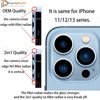5 бр. OEM Премия на Задното Стъкло с Голям Отвор за камерата За iPhone 12promax 12 Pro Max Широк отвор за Камерата, за да Създадете Стъкло на Капака на отделението за батерията