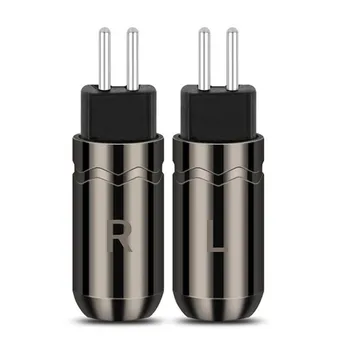 5 Двойки Съединители за слушалки 0,78 мм Конектор аудио жак Адаптер За слушалки С родиевым Покритие За UM3X W4R UE18 Слушалки От Алуминиева сплав