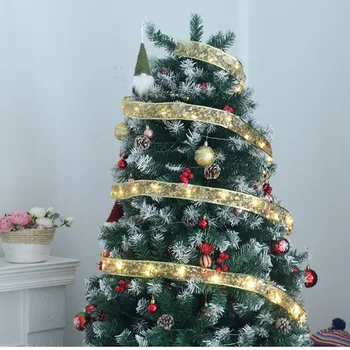 5 МЕТРА LED Лента Светлини и Коледни Декорации За дома, Украса на Коледната елха САМ Приказни Светлини Навидад Home Decor Нова Година 2022