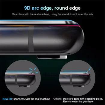5 Цвята 3D Извит Край сплав с Пълно Покриване на 9 H HD Закалено Стъкло За iPhone 6 6S 7 8 Plus X XS 11 12 Mini Pro Max Протектор на Екрана