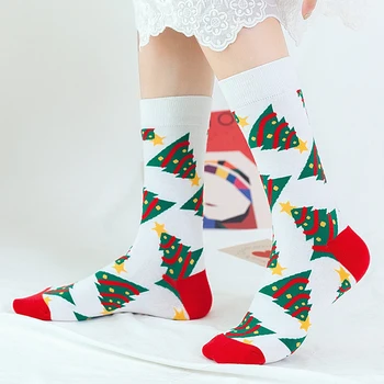 5 Чифта Унисекс стил на рисуване Чорапи за екипажа на Жените градинска облекло Скейтборд Спорта Колоездене Дизайнерски чорапи Памучни Пълни с цветни чорапи