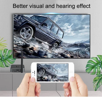 5G 4K Безжичен Wifi Приемник, HDMI-съвместим Адаптер TV Stick Делът на екрана за iPhone 11 X HUAWEI, Xiaomi и IOS и Android Телефон към телевизора