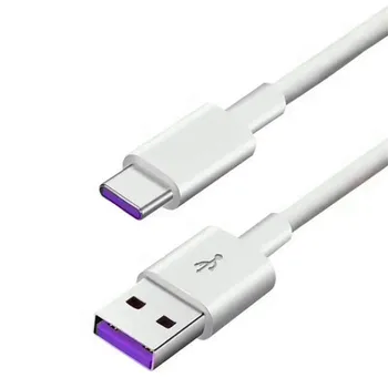 5А USB Кабел Type C За Huawei Капитан 30 20 P30 P20 P10 Pro Lite 40 W Бързо Зарядно Устройство, USB-C Тип-C Кабелна Тел Кабел