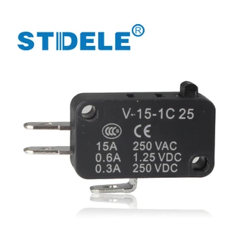 5ШТ Микропереключатель STDELE V-15.V-151.V-152.V-153.V-154.V-155.V-156.-1C 25 Ключ за напредъка на крайния изключвател сребърен контакт
