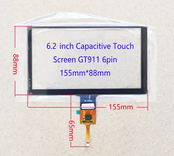 6,2-инчов Сензорен екран спк стартира строителни M GT911 направи си САМ 