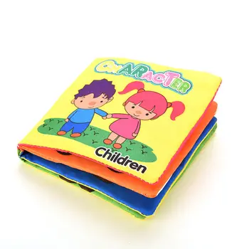 6 Стилове Книги от мека тъкан за малки момчета и момичета Шумоленето на Звука Детска Развитие на Количка Дрънкалка Играчките за новородени 0-12 месеца 1 бр.
