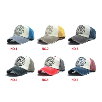 6 цвята ежедневни капачка панел за измиване на шапки за мъже и жени, унисекс Gorras възстановяване на предишното положение шапка с буквата бейзболни шапки приталенная шапка модерен стил