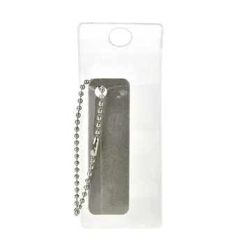 60 мм x 18 мм Най-добър Мини EDC Джобен Diamond Камък Острилка Ключодържател за Ножа Риболов Кука Пила за нокти на открито Инструмент за къмпинг