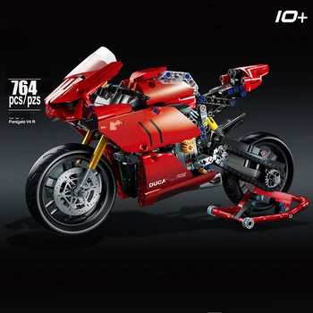674 бр. Дизайнер Ducatis Panigale V4 R Мотоциклет Изграждане на Блокове, Тухли, Играчки за момчета Детски играчки за Коледни подаръци