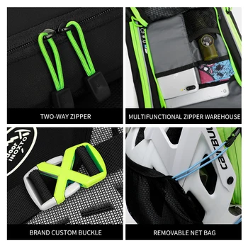 6Л мъжки и дамски велосипедна чанта за колоездене водоустойчив и дишащ под наем раница, велосипедна чанта за вода, велосипеден шлем