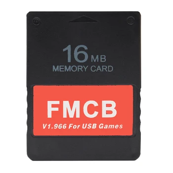 8 MB 16 MB 32 MB 64 MB За FMCB V1.966 Игрална Карта с Памет за игрални Конзоли PS1 PS2, USB Твърд Диск Ретро Карта Адаптер за игри