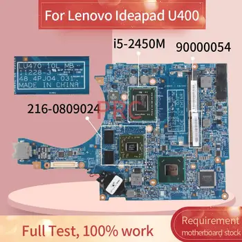 90000054 За дънната платка на лаптоп Lenovo Ideapad U400 I5-2450M 11228-3 48.4PJ04.031 HM65 SR06Z 216-0809024 дънна Платка на лаптоп DDR3