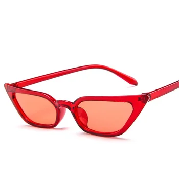AKAgafas 2021 Слънчеви очила Желейного цвят Луксозни Дамски Слънчеви очила с кошачьим око за жените Oculos De Sol Feminino Класически Очила с UV400