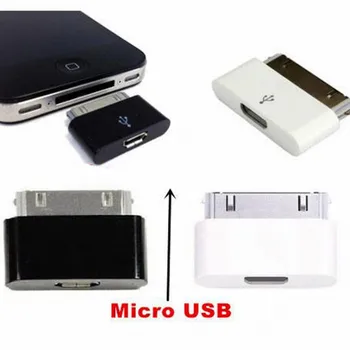 Antirr Micro USB Жена до 30-Пинов Адаптер За Зареждане, Кабел Конвертор Адаптер, Зарядно Устройство За iPhone 4 4S и iPad 1 2 3 Аксесоари #15