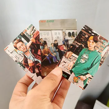 Bangtan Boys Kpop 8 бр./компл. Bangtan Boys BE Фотокарточка Картичка Lomo Картичка Нов Албум Картичка Lomo Картички За Печат на Снимки на Едро
