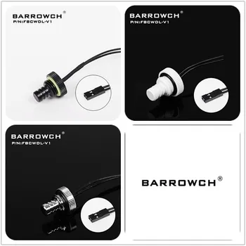 Barrowch FBCWDL-V1,Температура От 10 До Спирателен фитинг сензор(удължен),за устройството за изграждането на воден охладител