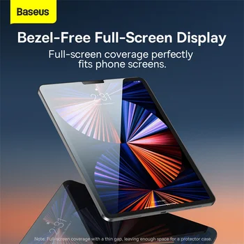 Baseus 0,3 мм Протектор на Екрана От закалено Стъкло За iPad Pro 12,9 11 Air Mini 6 5 4 Пълно Покритие Защитно Стъкло Фолио За iPad 7 8 9