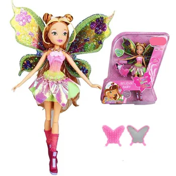 Believix Fairy и Lovix Fairy на Дъгата Цветни Кукли за момичета Фигурка на Фея Блум, Кукли с Класически играчки за Момичета Коледен подарък
