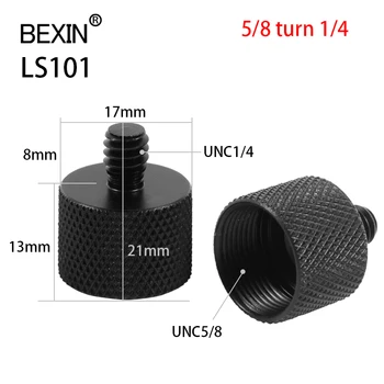 BEXIN от 5/8 до 3/8 или до 1/4 реализация на камерата винт за триножник жак-конвертор за топка на главата мътна автономна камера