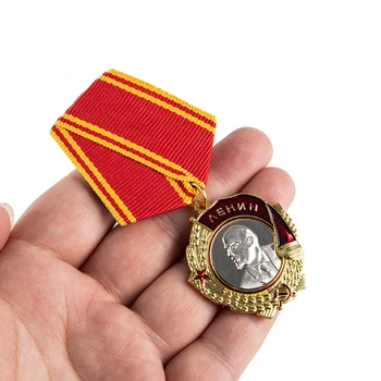 CCCP Ленин СССР, Ленин е Военен Медал на Съветския Съюз Руската Военна Награда CCCP Персона Златни Значки
