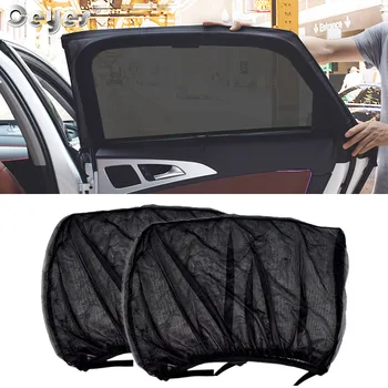 Ceyes 2 бр. Аксесоари за полагане на автомобили сенника на Автомобил с UV-защита на Завесата Странично прозорец на сенника Окото козирка Защитни прозорци филм