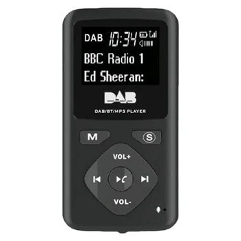 DAB/DAB Цифрово Радио, Bluetooth 4.0 Личен Джоб FM Мини Преносим Радио Слушалки с MP3 Micro-USB за дома