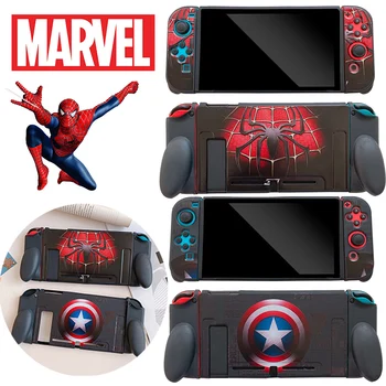 Disney Marvel spiderman за корпуса превключвател Защитната Обвивка с разделен Корпус, Кутия за аксесоари за Nintendo Switch NS Конзола TPU Fundas