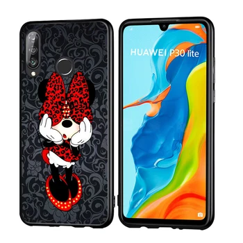 Disney Мини Маус е Сладък за Huawei Y9S Y6S Y8S Y9A Y7A Y8P Y7P Y5P Y6P У 7 Y5 Y6 Pro Prime 2020 2018 2019 Черен калъф за телефон TPU