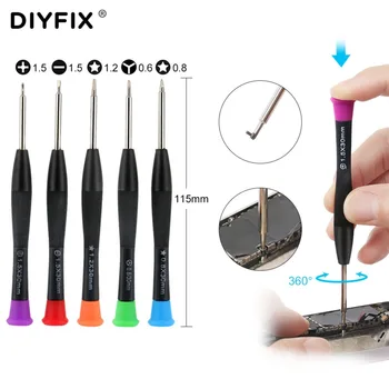 DIYFIX 12 в 1-Комплект инструменти за ремонт на мобилни телефони Набор от Инструменти за аутопсия Отваряне на Набор от отвертки за iPhone X 8 7 плюс Набор от ръчни инструменти Samsung