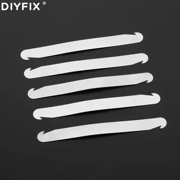 DIYFIX Ультратонкая Гъвкава Стоманена Пружина железен лост За Демонтаж Карти За Samsung iPhone Извит Инструмент За Ремонт на Отваряне на Екрана
