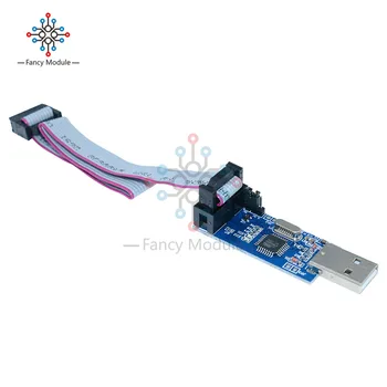 Diymore 10-пинов към Стандартната 6-контактна платка адаптер с USBASP USBISP AVR Програмист USB ATMEGA8 ATMEGA128ATtiny/CAN/PWM за Arduino