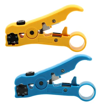 DIYWORK Електрически Инструменти за отстраняване на Кабелни проводници Клещи Многофункционален Нож за отстраняване на бои за UTP/STP RG59 RG6 RG7 RG11