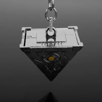 Dongsheng 3D Yu-Gi-Oh Ключодържател Аниме Yugioh Хилядолетие Ключодържатели Играчка Yu Gi Oh Cosplay Пирамида Египетски Очите Планина Ключодържател