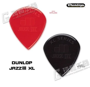 Dunlop Найлон Jazz III XL Много Голям Невротрансмитер за китара Stiffo Невротрансмитер Плектра 1,38 мм