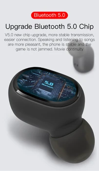 E6S Bluetooth Слушалки с Три Истински Цифров Дисплей Лунна Нова Година TWS Безжични Слушалки Bluetooth 5.0 Акумулаторна Батерия