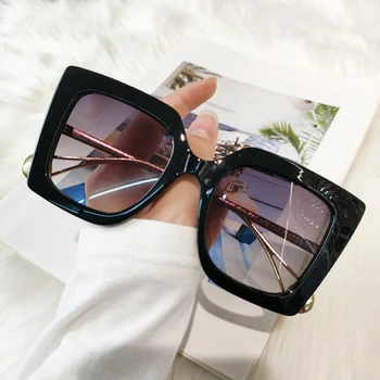 EMOSNIA Модерен Класически слънчеви очила с цветен модел За жени Елитен марка Дизайнер Перли 2021 Котешко око Слънчеви очила за жени дами UV400