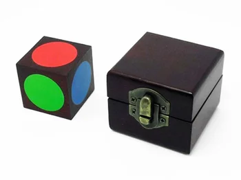 Ental Cube Дистанционно управление Индукционная Игра на зарове Предсказание Цвят Фокуси Трик Ментализм отблизо Магически Илюзии Сцена Магьосник